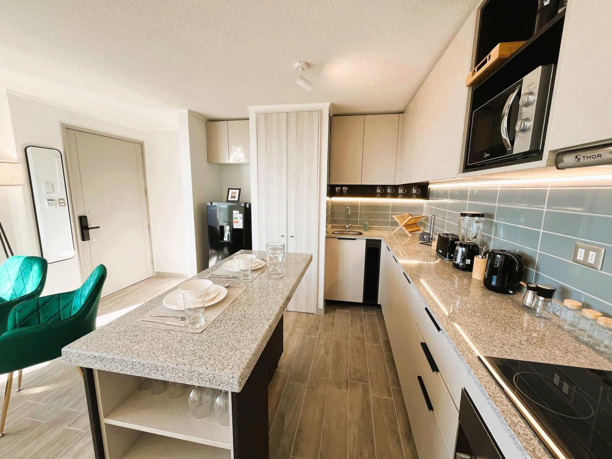 Hom I Depto Nuevo 1d1b 2pax Calle Domeyko 359 Santiago