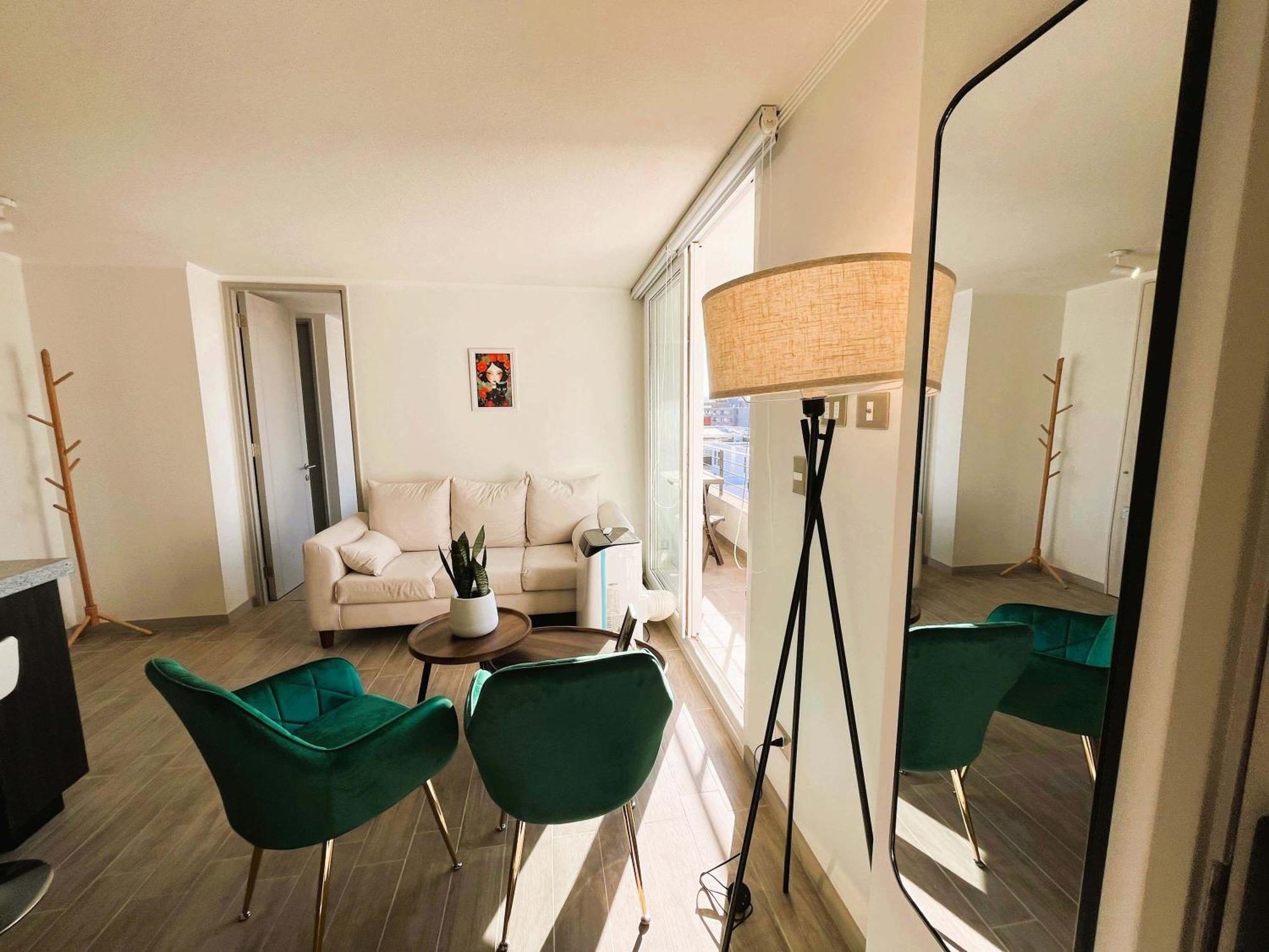 Apartamento Hom I Depto Nuevo 1d1b 2pax Calle Domeyko 359 Santiago