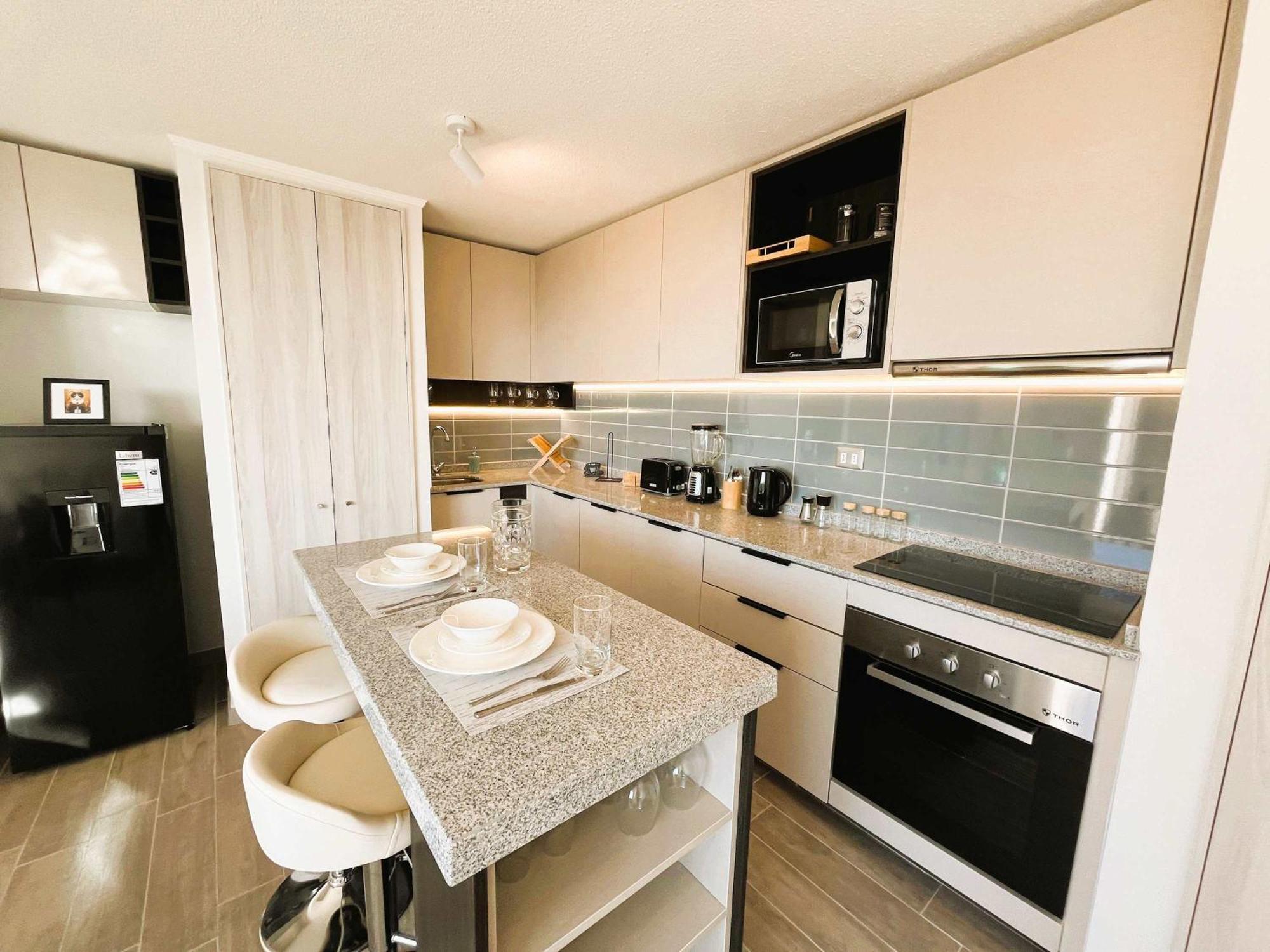 Hom I Depto Nuevo 1d1b 2pax Calle Domeyko 359 Santiago